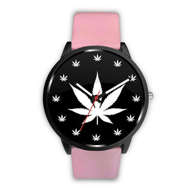 White Weed Leaf Watch